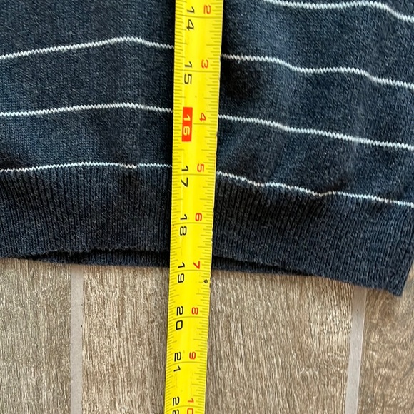 Nautica Boys Navy Blue stripe Sweater Vest size 7 - Picture 5 of 7